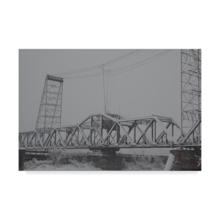 Trademark Fine Art Ian Tornquist 'Livingston Avenue Bridge' Canvas Art, 12x19 ALI35910-C1219GG